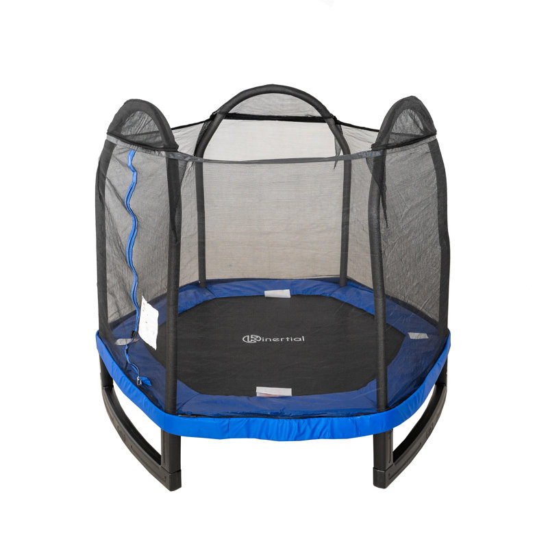 Kinertial 7" Hexagon Indoor Kid / Toddler Trampoline Handlebar